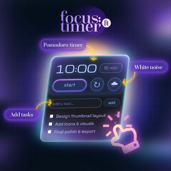 Focus Timer Figma Pomodoro plugin